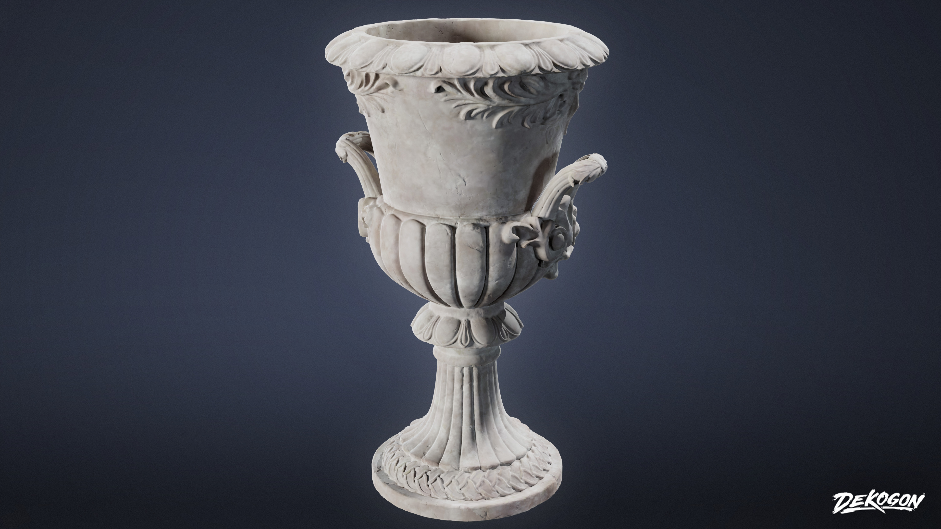 STONE SCULPTURES - Urn Sculpture 04 - NANITE Low-poly 3D model_1