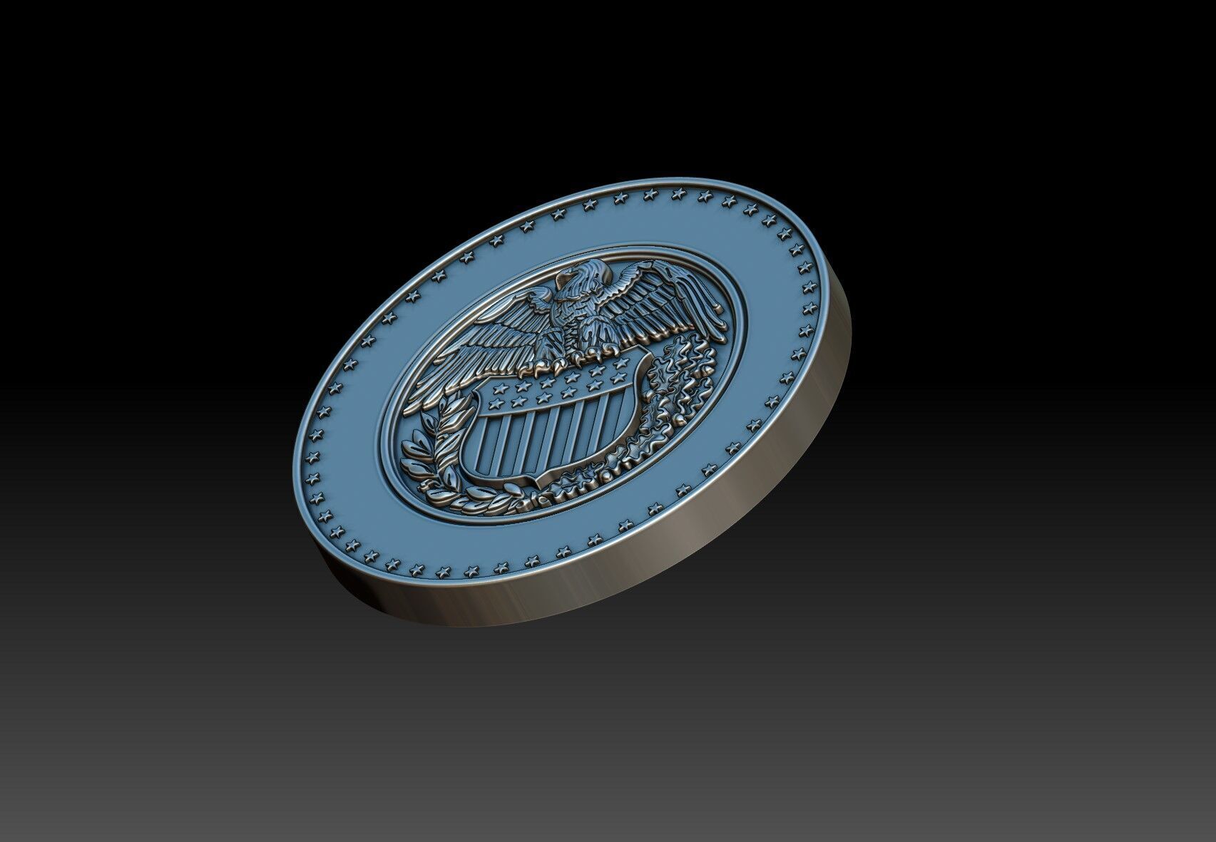 Various Treasury seals 2 3D print model_2