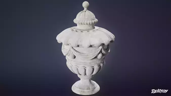 STONE SCULPTURES - Urn Sculpture 05 - NANITE