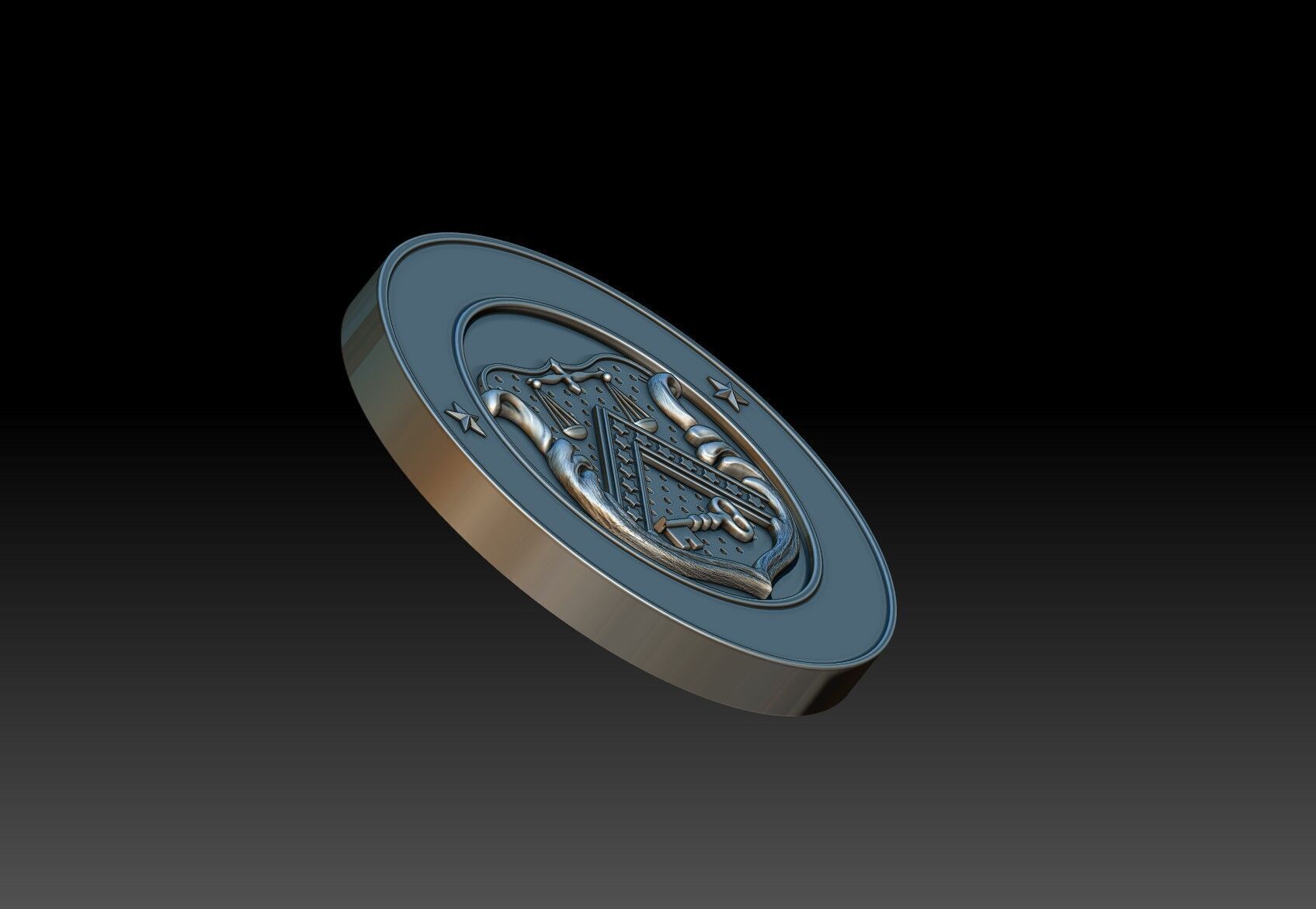 Various Treasury seals 3 3D print model_3