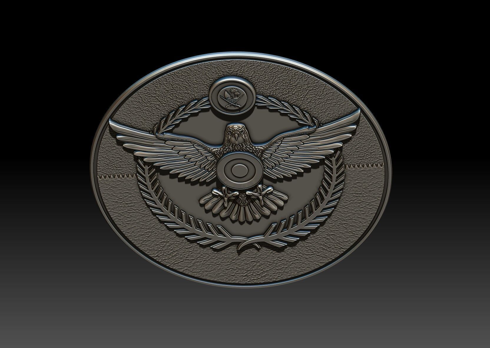 Eagle 3D print model_3