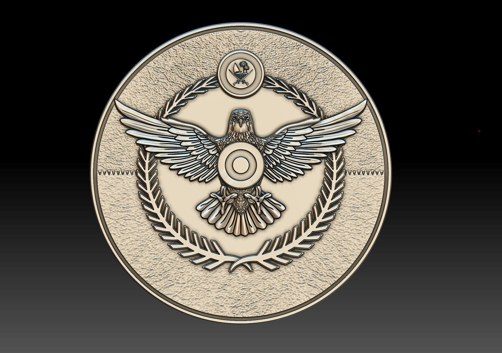 Eagle 3D print model_1