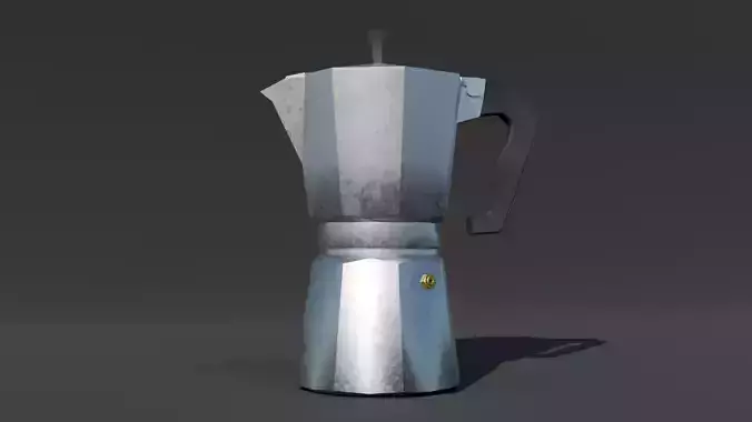 Moka pot 3D model