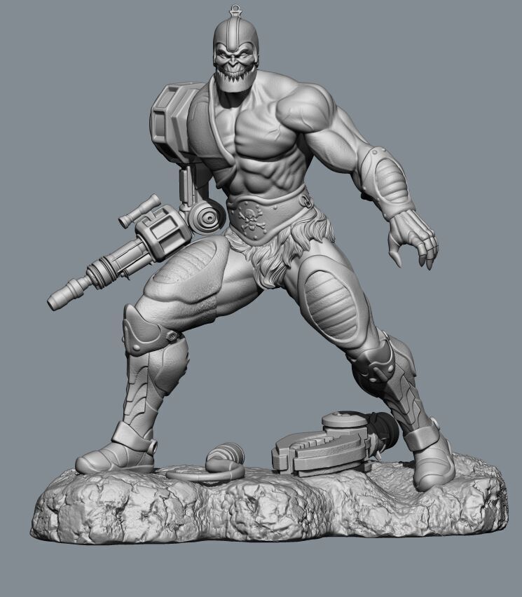 Mandibula Trap Jaw Mestres do Universo 3D print model_8