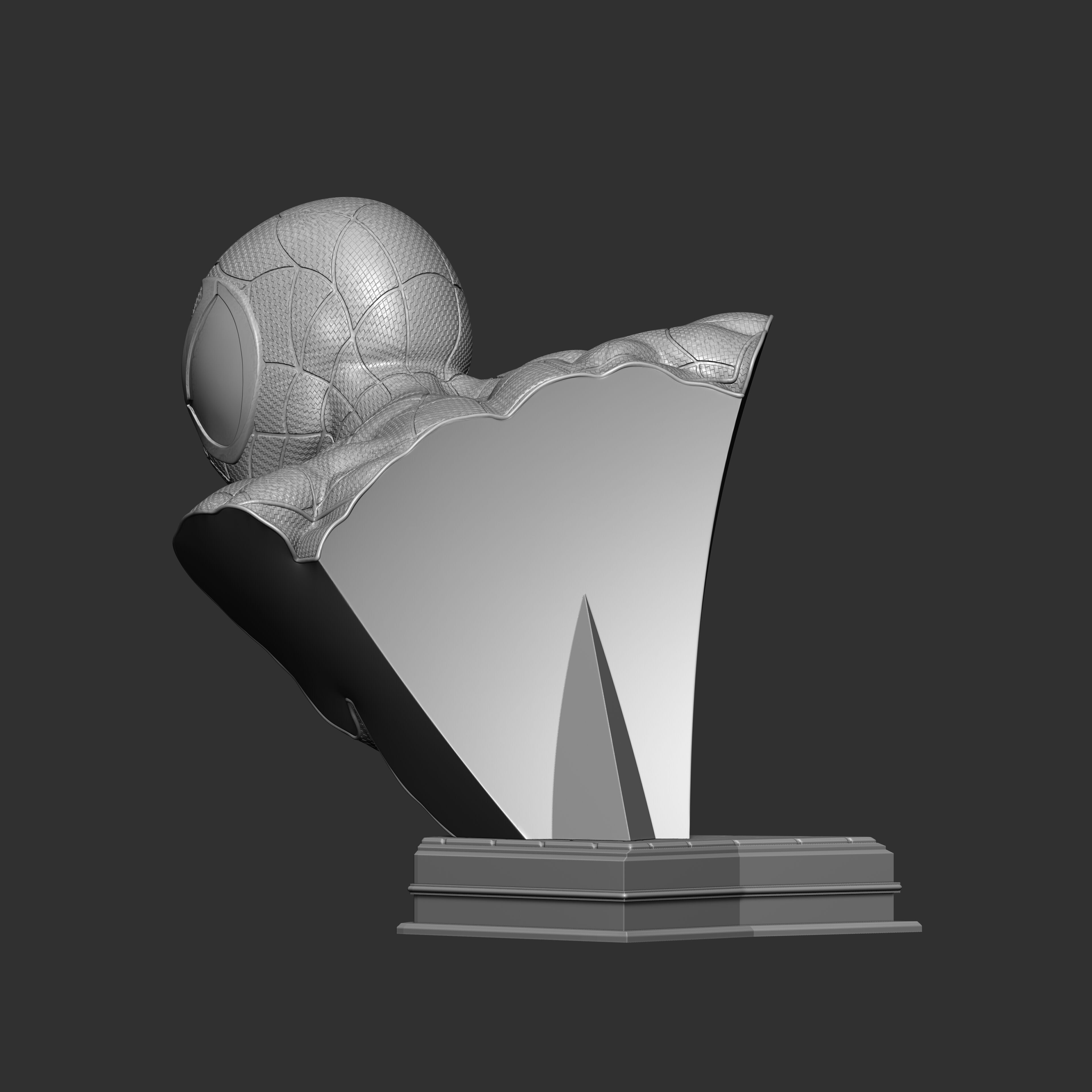 Spider-Man - Original suit - Premium Bust Line 3D print model_10