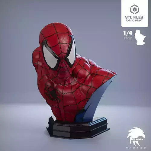 Spider-Man - Original suit - Premium Bust Line 3D print model