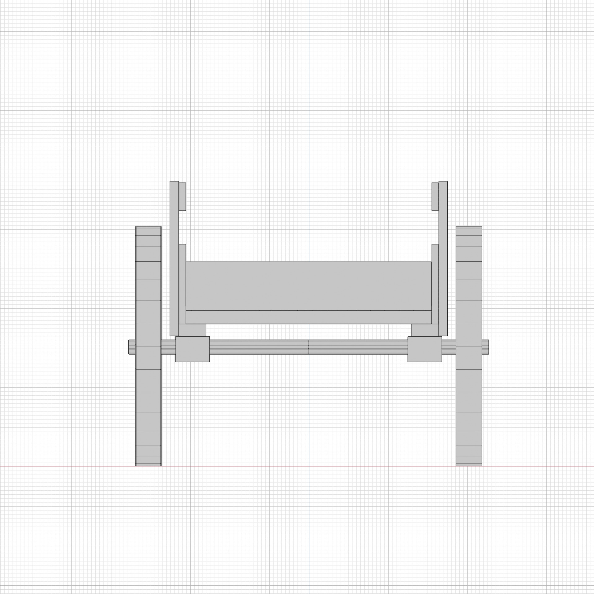Garden Cart Low-poly 3D model_11