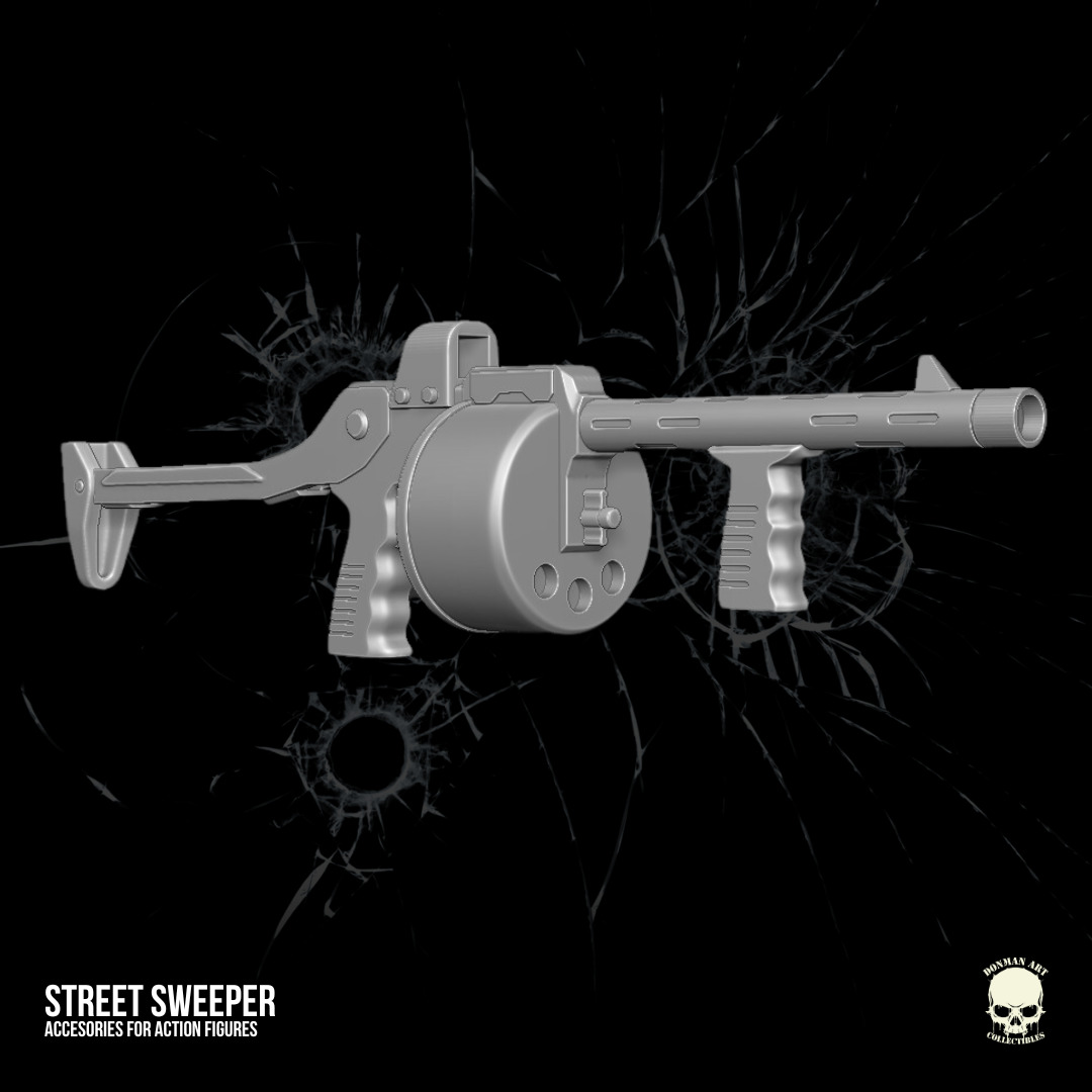 Street Sweeper 3D printable for action figures 3D print model_15
