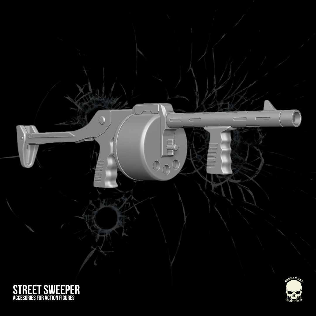 Street Sweeper 3D printable for action figures 3D print model_10
