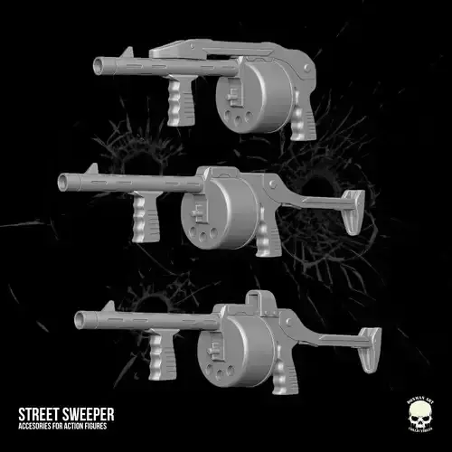 Street Sweeper 3D printable for action figures 3D print model