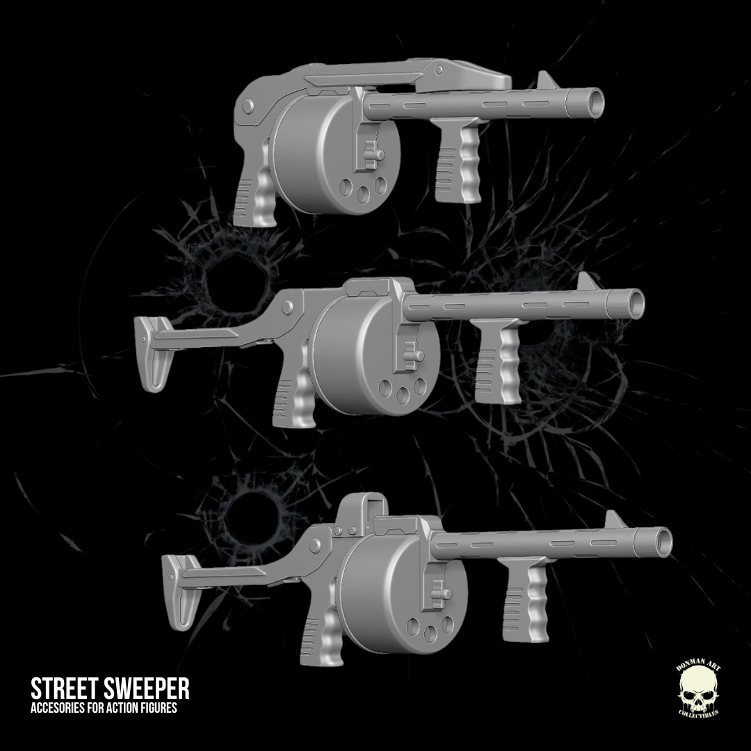 Street Sweeper 3D printable for action figures 3D print model_7