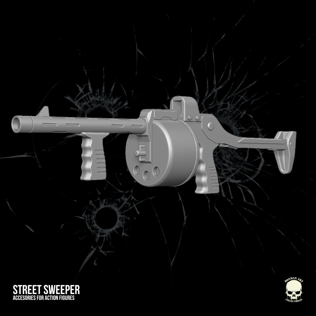 Street Sweeper 3D printable for action figures 3D print model_3