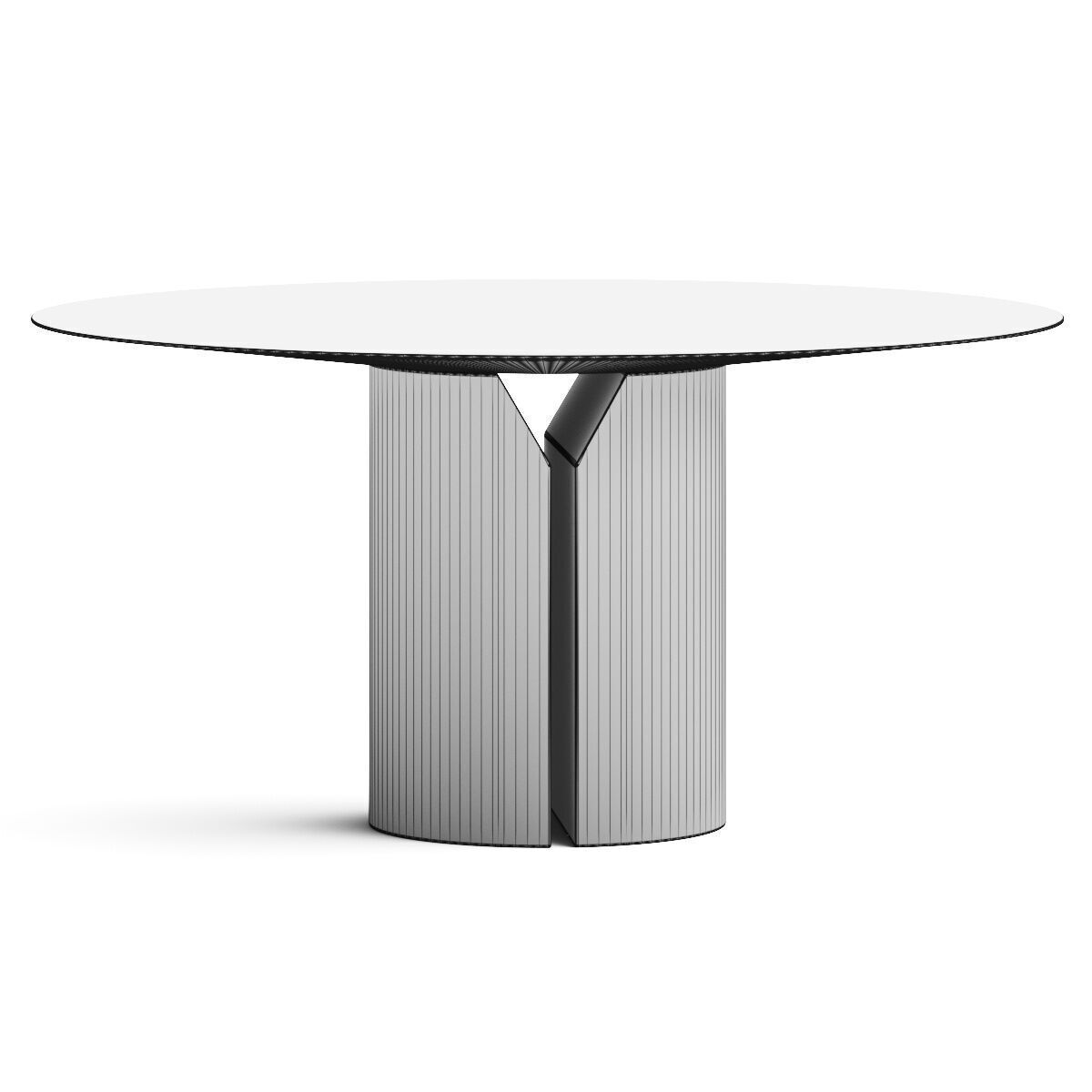 mdf italia NVL Dining Table by Jean Nouvel Design 3D model_2