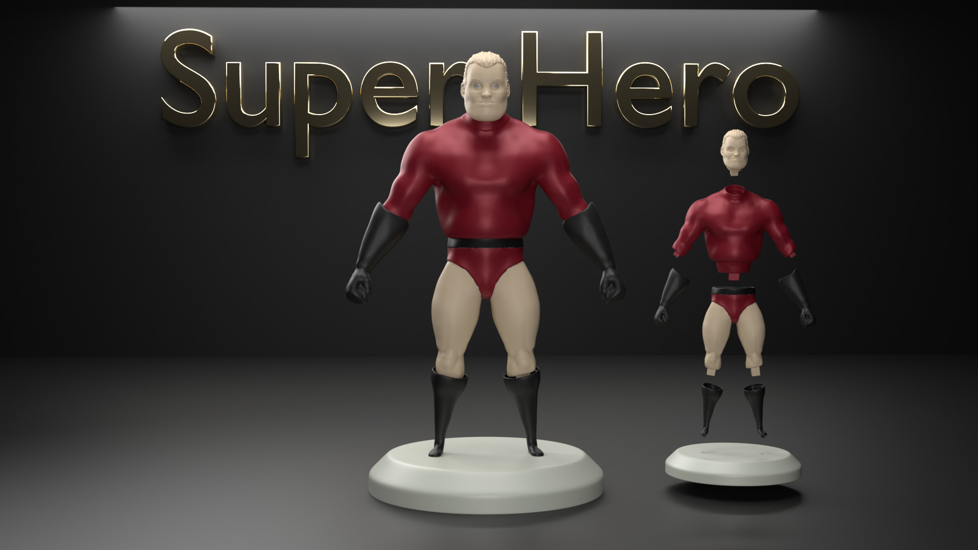 Fat Hero 3D print model_2