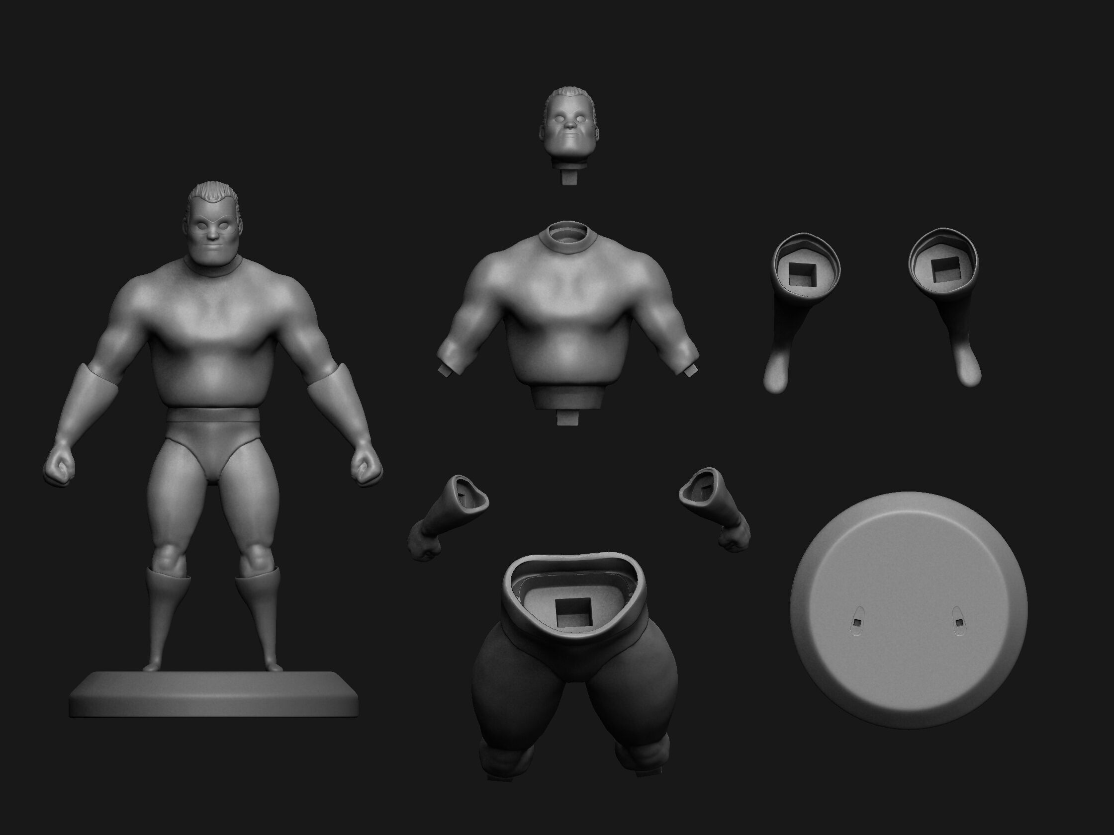 Fat Hero 3D print model_3