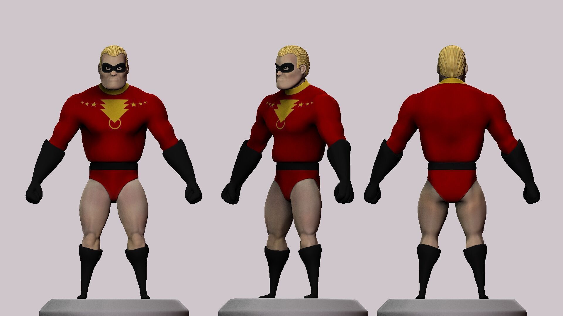 Fat Hero 3D print model_7
