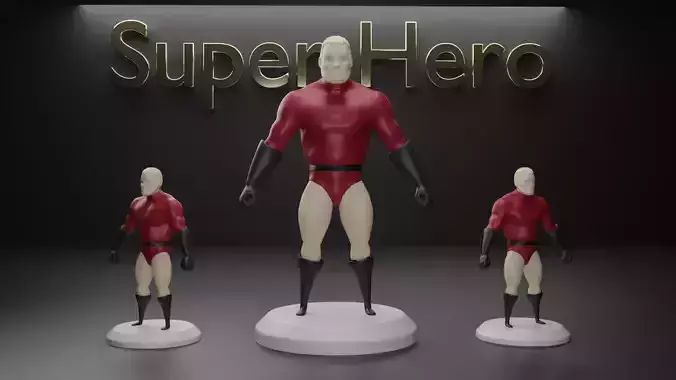 Fat Hero 3D print model