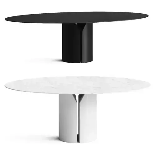 mdf italia NVL Oval Dining Table