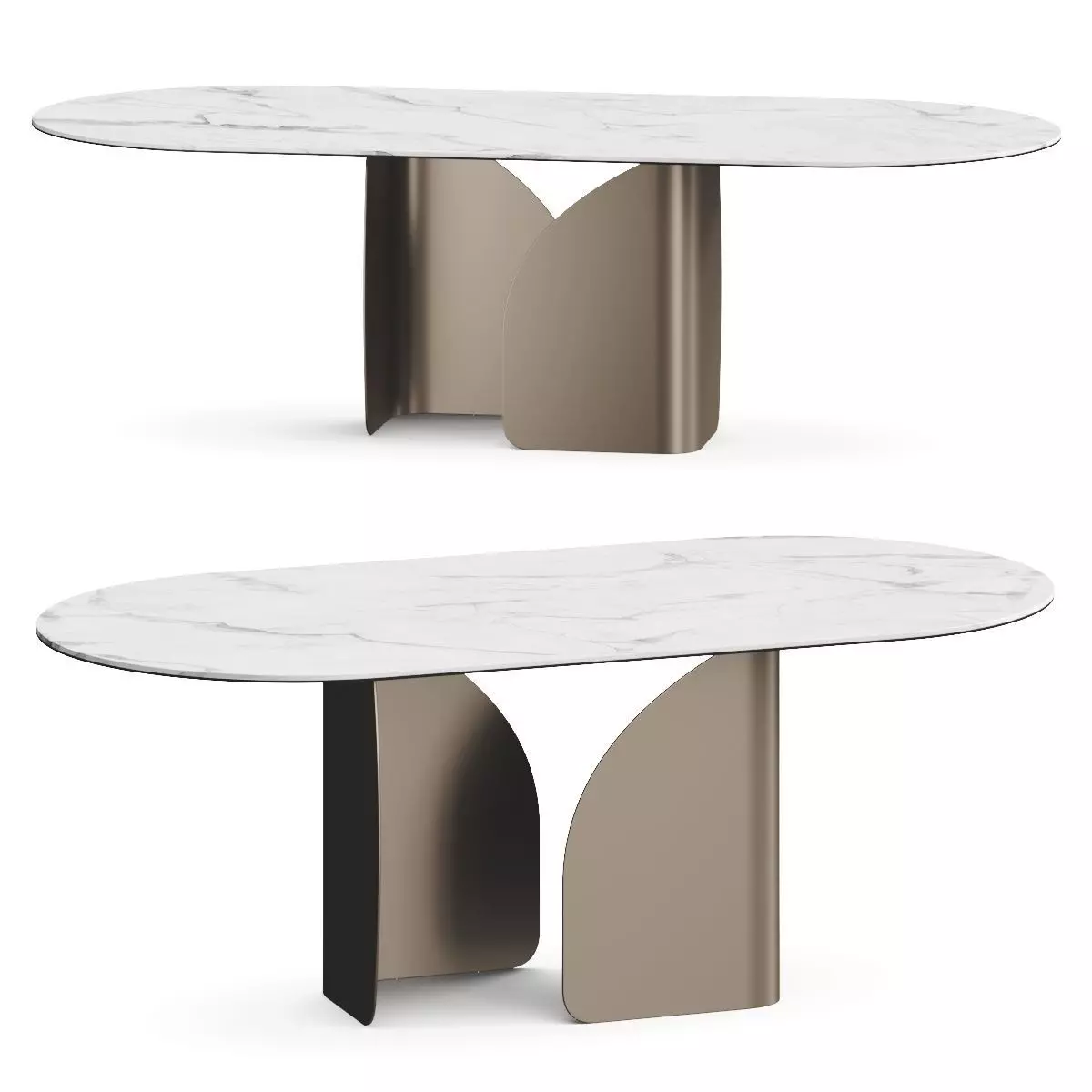 Calligaris Twins Dining Table 3D model_0