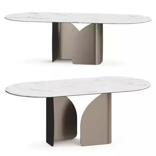 Calligaris Twins Dining Table 3D model