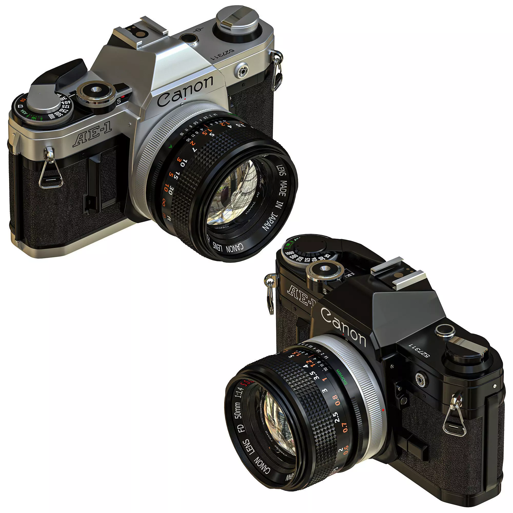 Camera AE-1 3D model