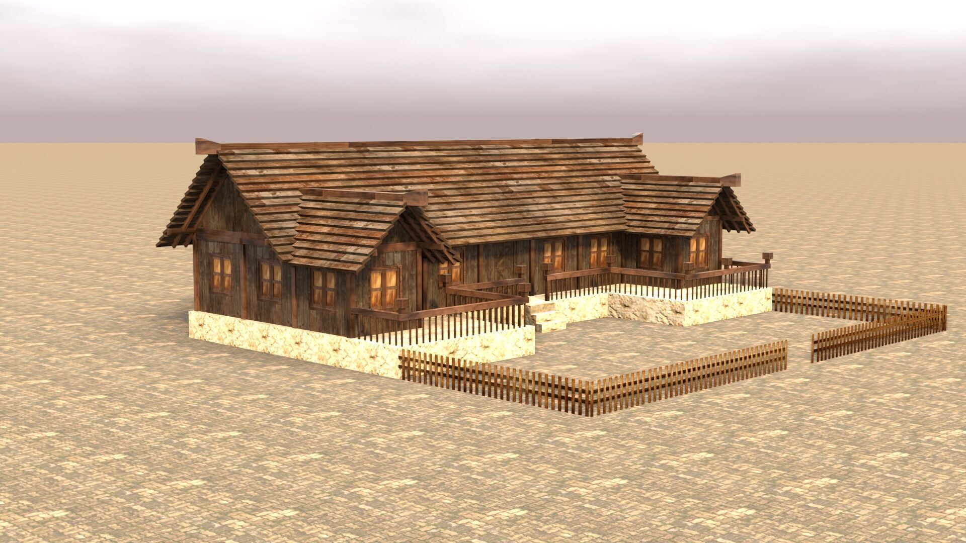3D model Realistic Low Poly Medieval House Pack for 3D Visualizations ...