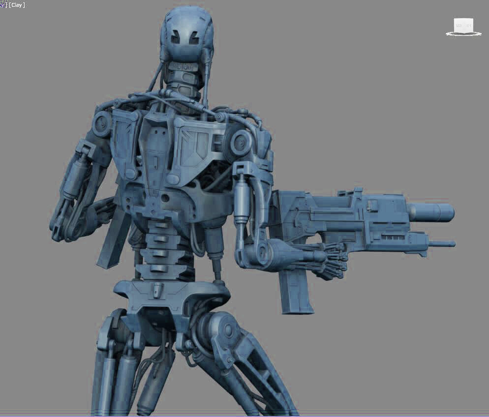 Terminator T-800 Endoskeleton High Detal 3D print model_23