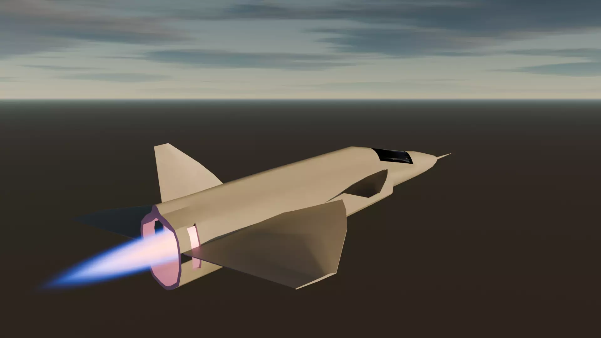 Fighter Jet Saab 37 Viggen Free low-poly 3D model