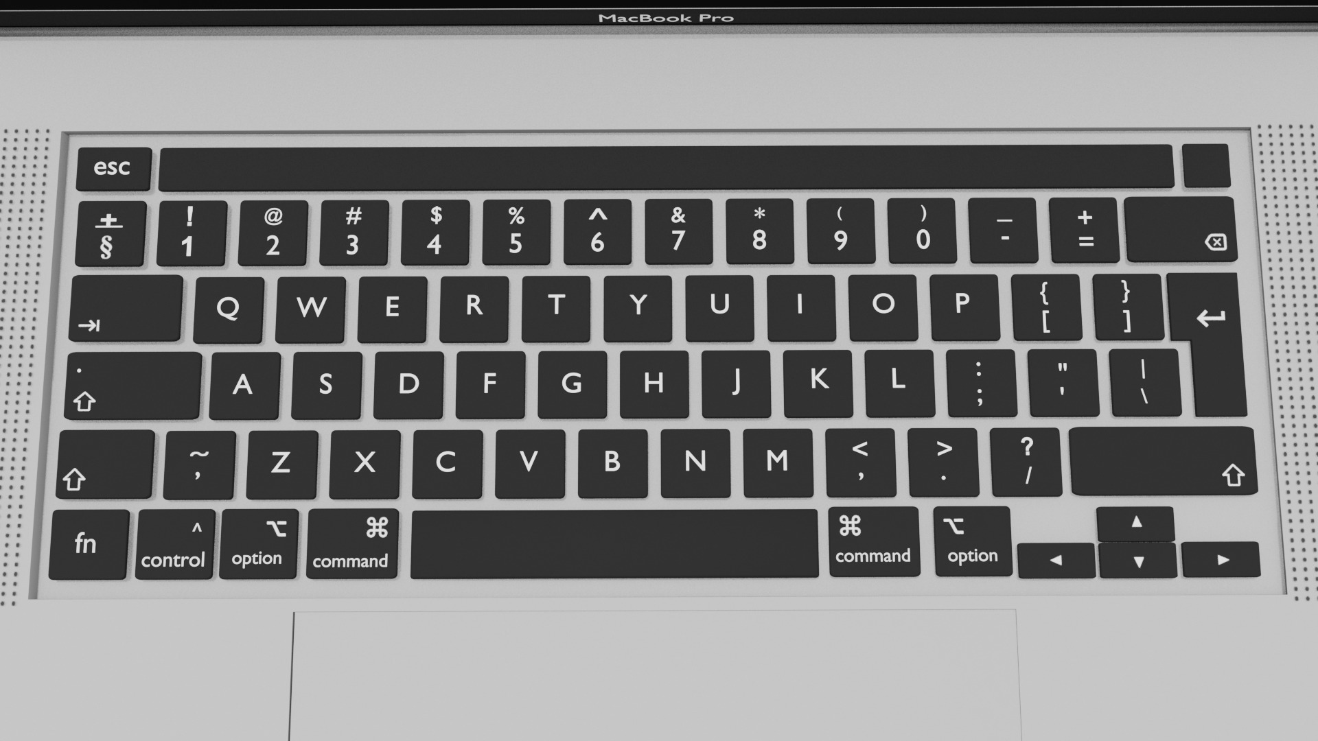 Apple Macbook Pro laptop  3D model_1