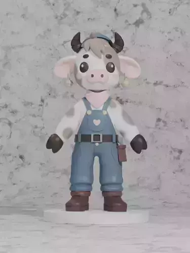ARTTOY COW - cow Free 3D print model