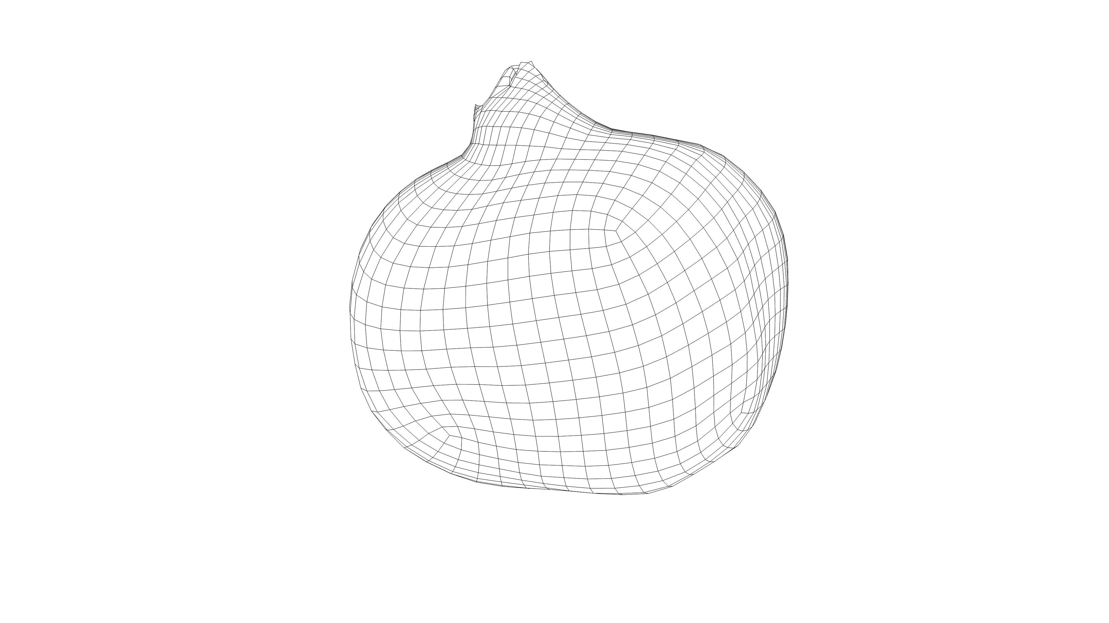 Photorealistic 3D scan of half a pomegranate Low-poly 3D model_18