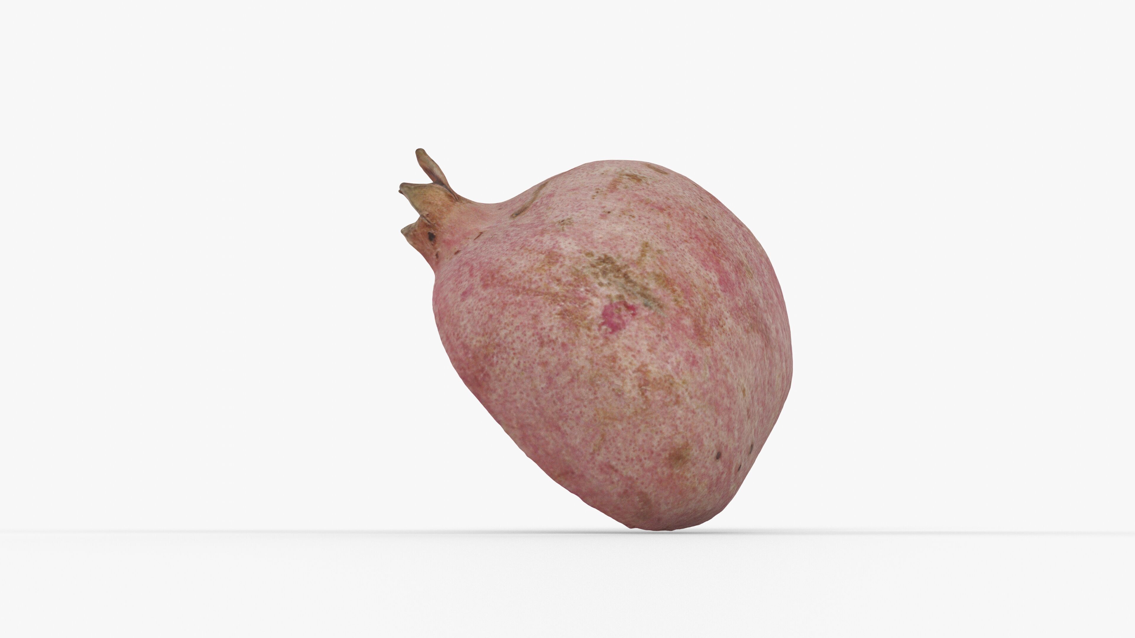 Photorealistic 3D scan of half a pomegranate Low-poly 3D model_6