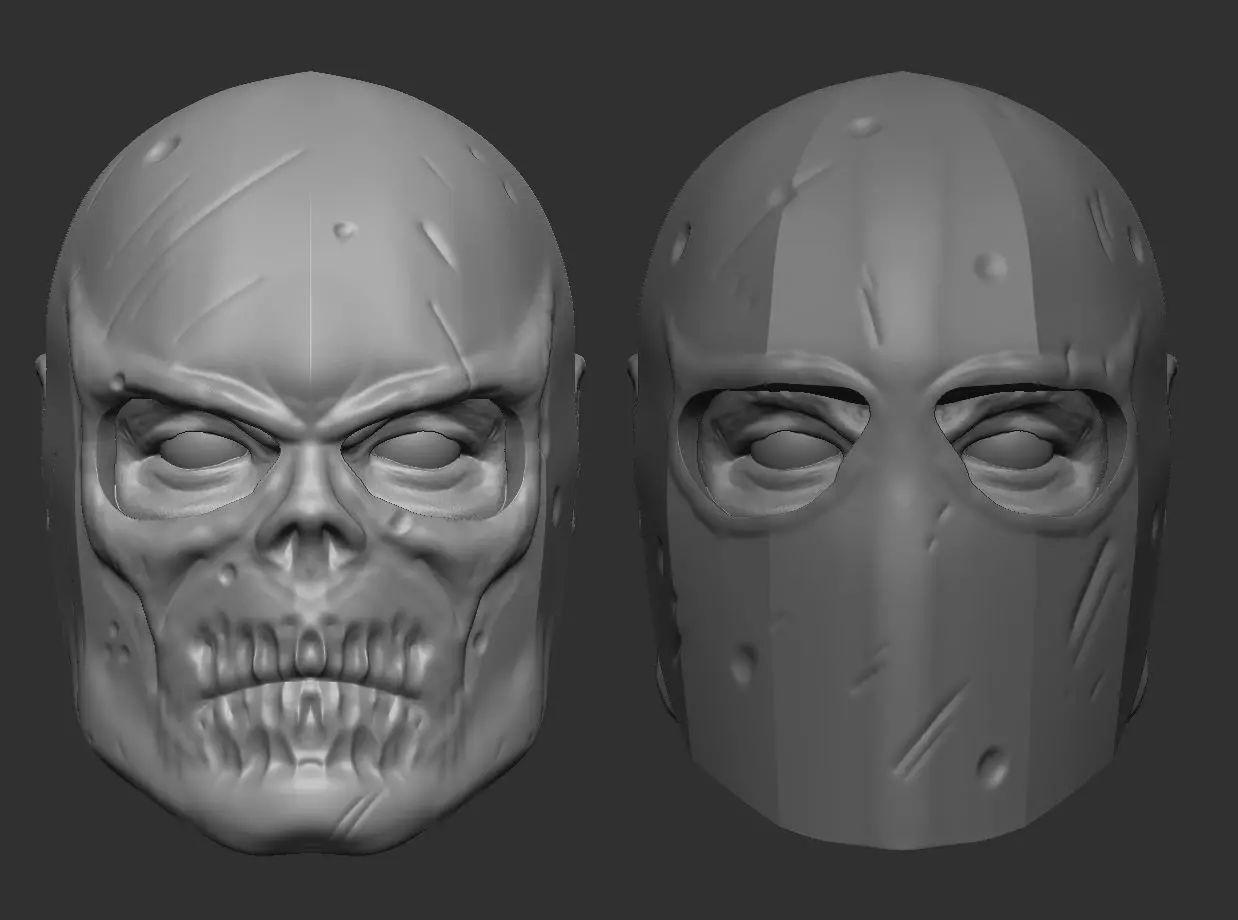 Army of Two Salem and Rios Action Figure Heads 3D print model_0