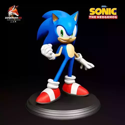 Sonic the Hedgehog 3D PRINTING 3D print model