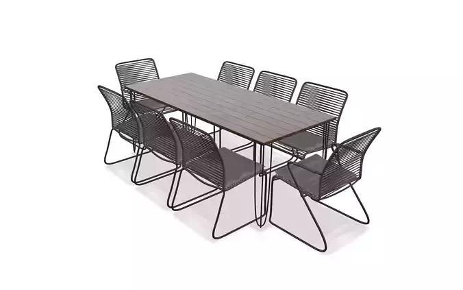 Furniture Set Outdoorv - Mesa con sillas