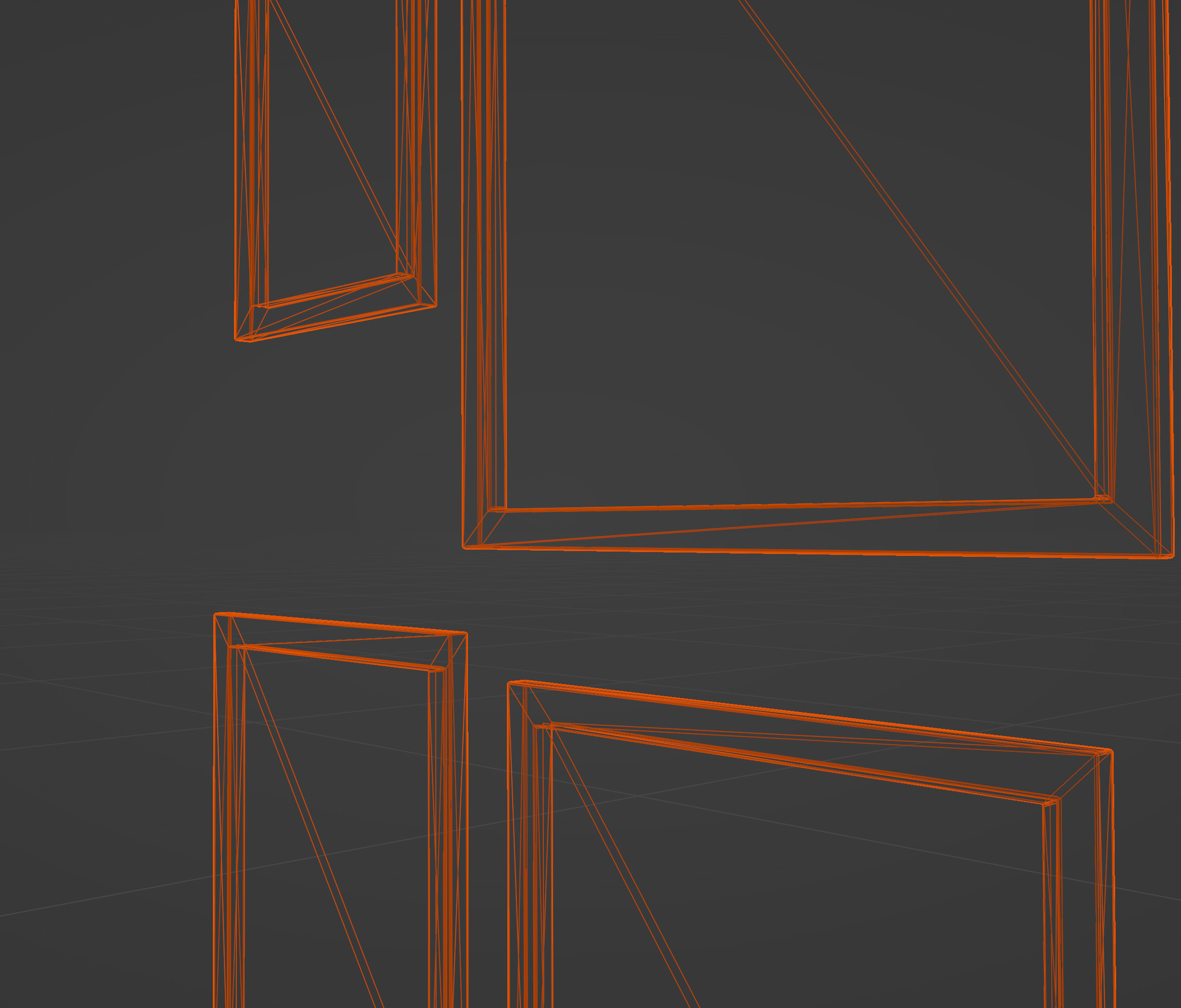 Ornamental Frames Low-poly 3D model_8