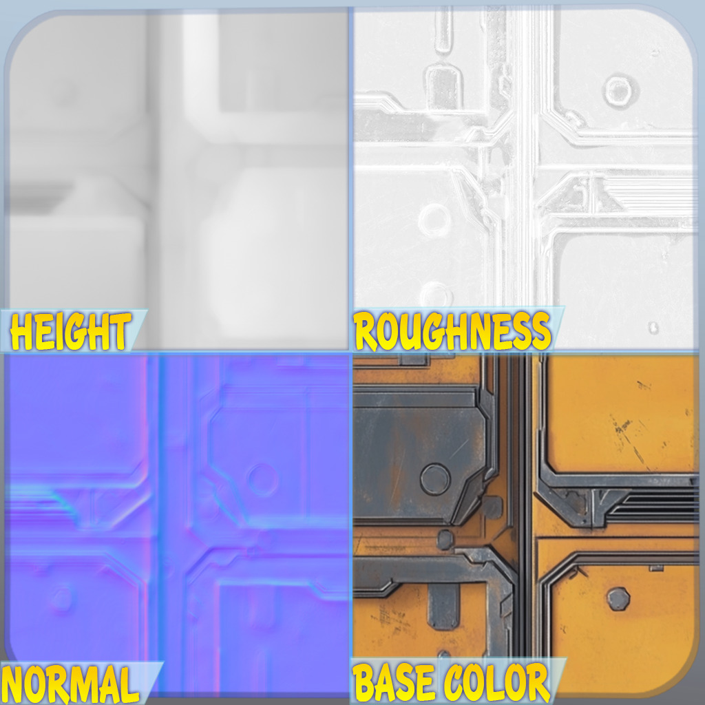 SciFi Seamless Texture Texture_1