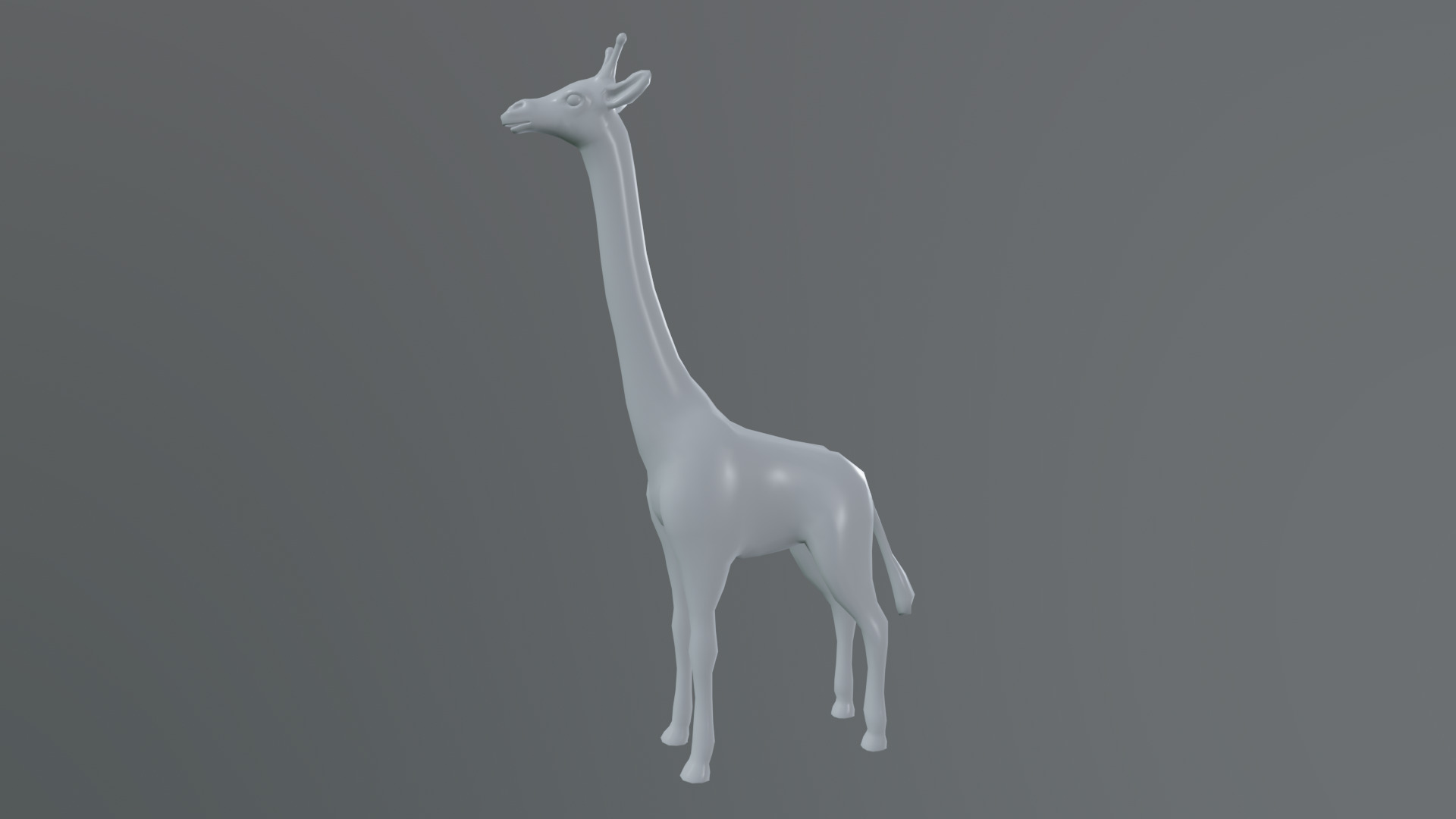 giraffe  rig  high-poly  textured 3D model_16