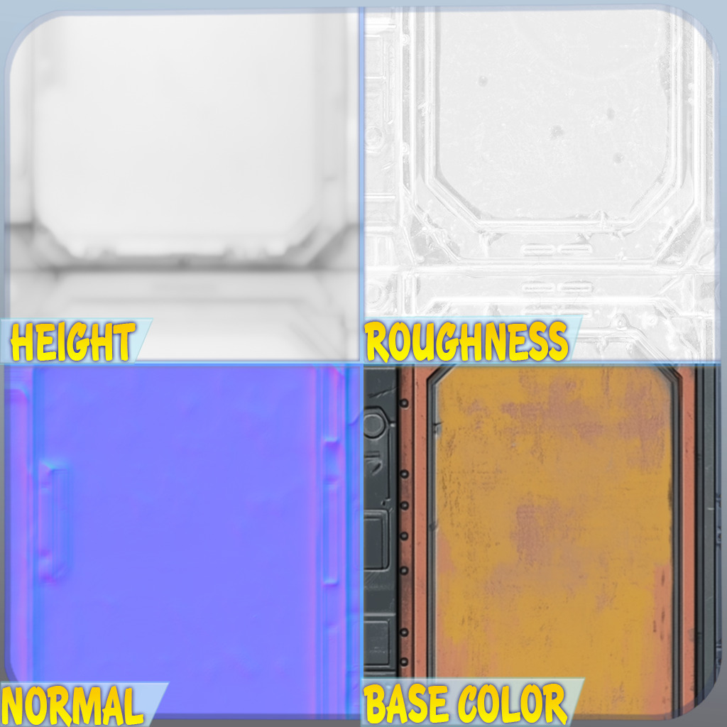 SciFi Seamless Texture Texture_1