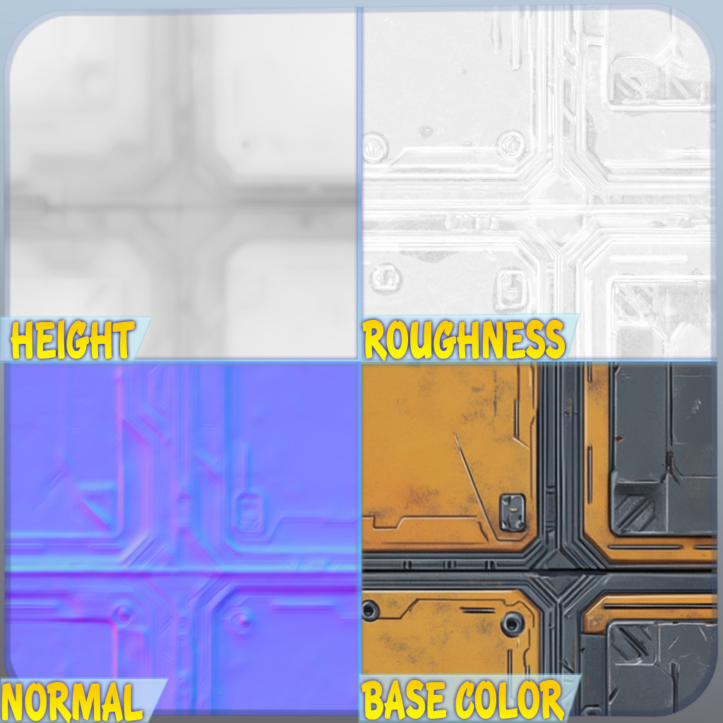 SciFi Seamless Texture Texture_1