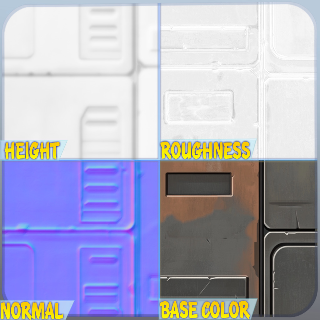 SciFi Seamless Texture Texture_1