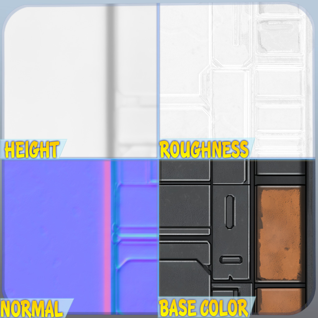 SciFi Seamless Texture Texture_1