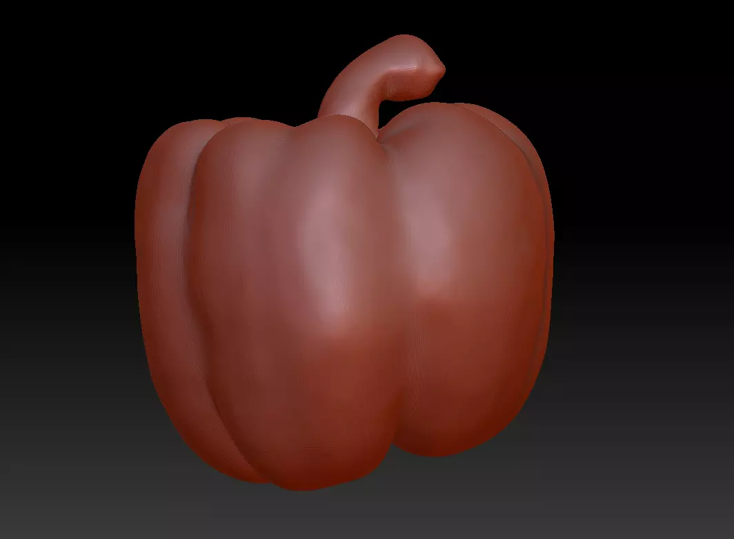 Pepper 3D printing model STL file Download Lantern pepper  3D print model_0