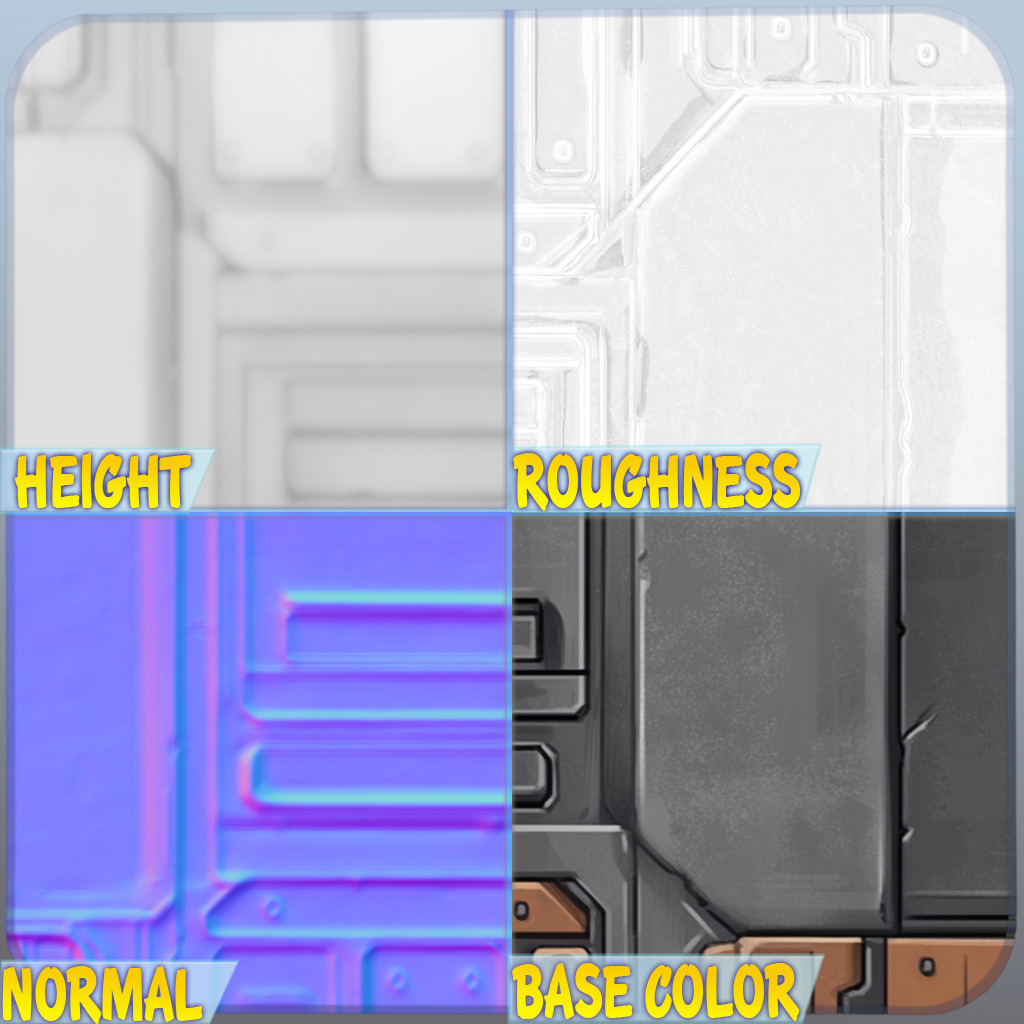 SciFi Seamless Texture Texture_1