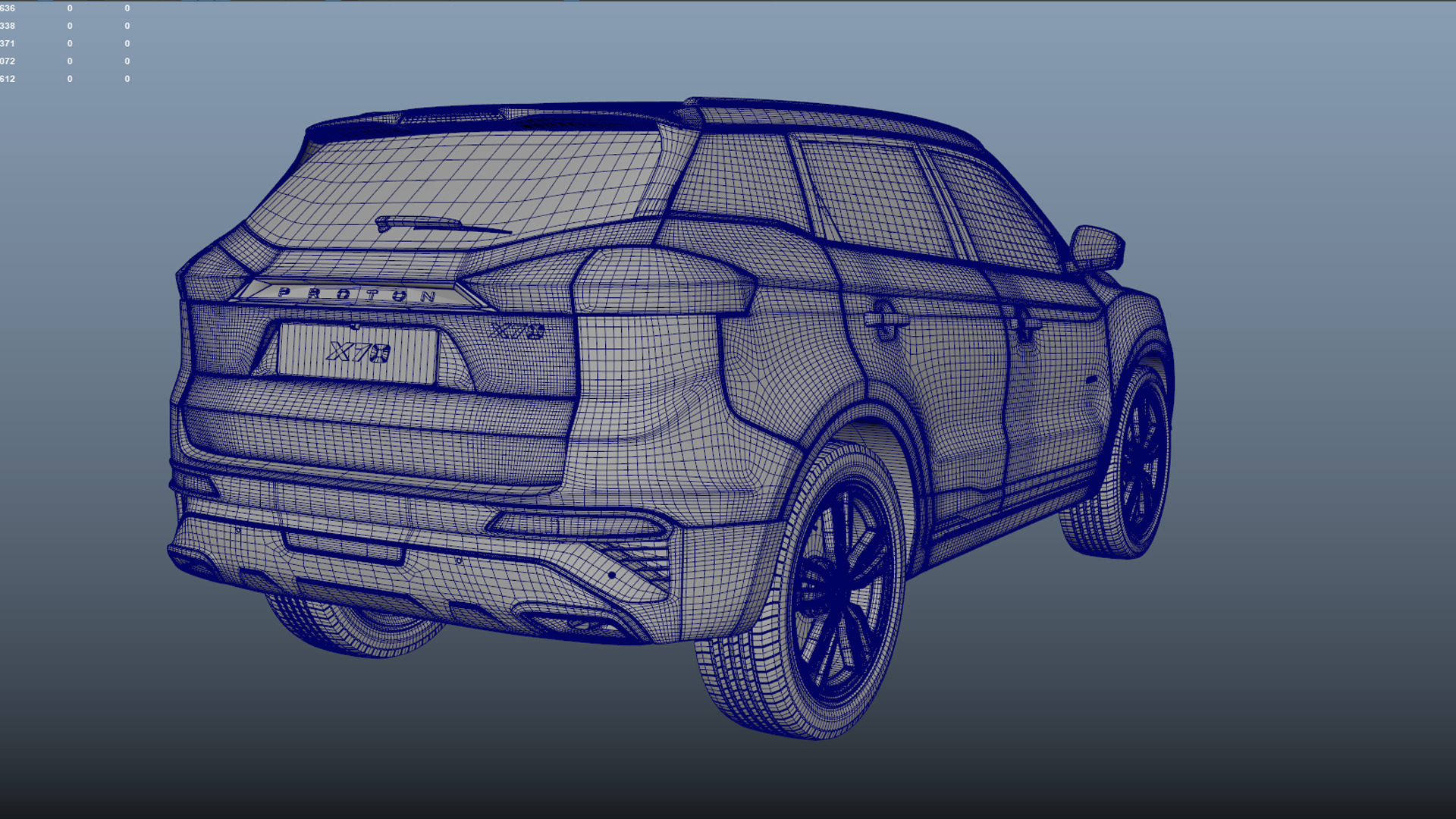 proton X70 2023 3D model_7