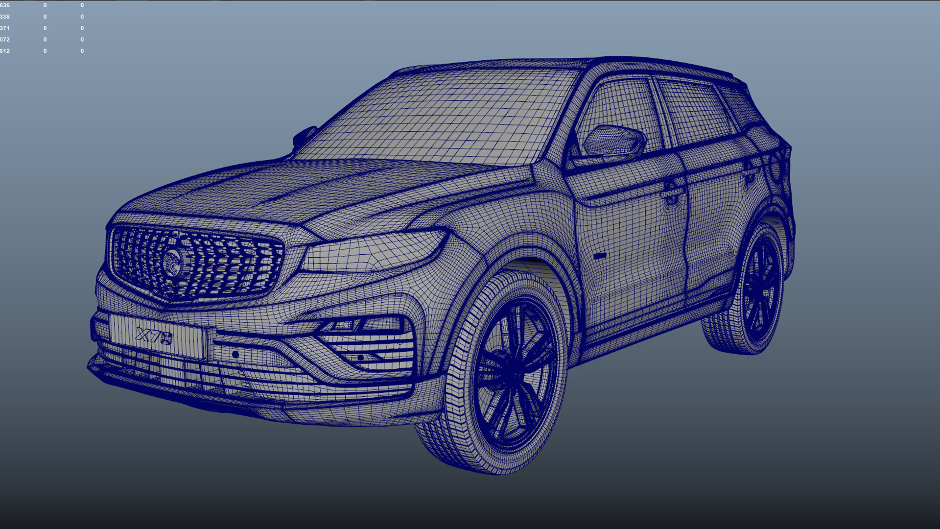 proton X70 2023 3D model_6