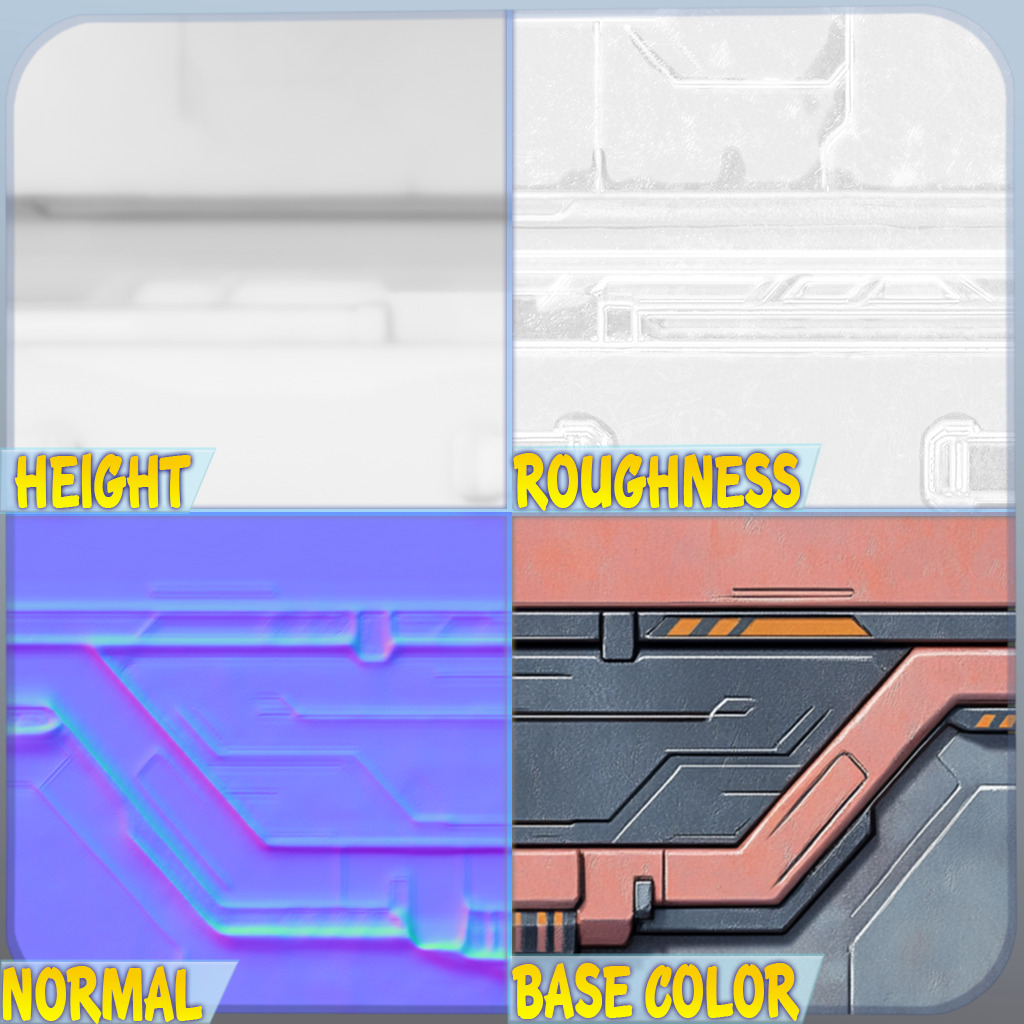 SciFi Seamless Texture Texture_1