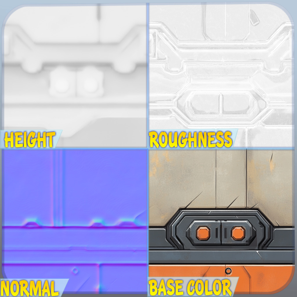 SciFi Seamless Texture Texture_1