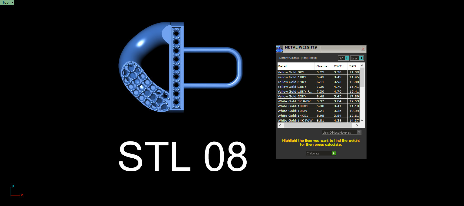 20mm CUBAN LINK CHAIN FOR BRACELETS OR NECKLACE 3D print model_15