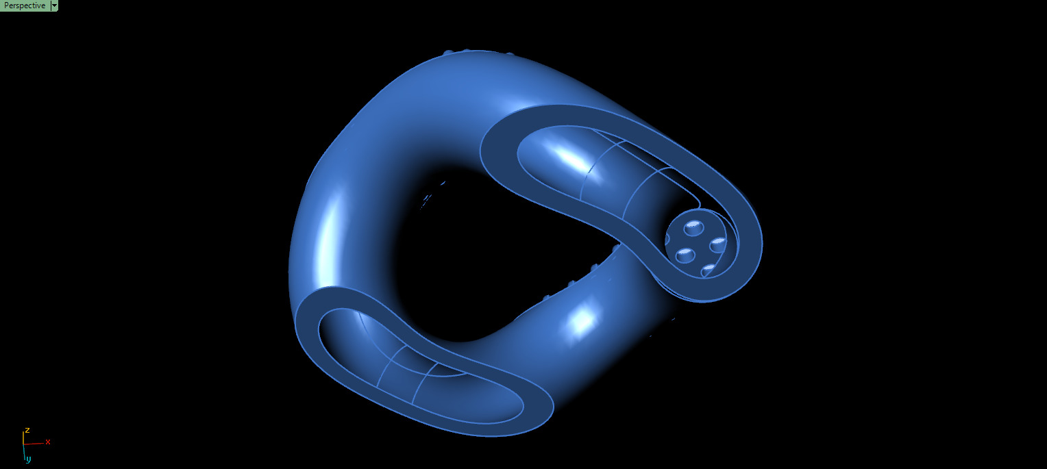 20mm CUBAN LINK CHAIN FOR BRACELETS OR NECKLACE 3D print model_21